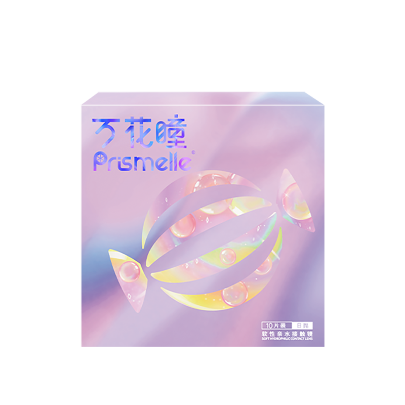 万花瞳玻璃糖日抛彩色隐形眼镜